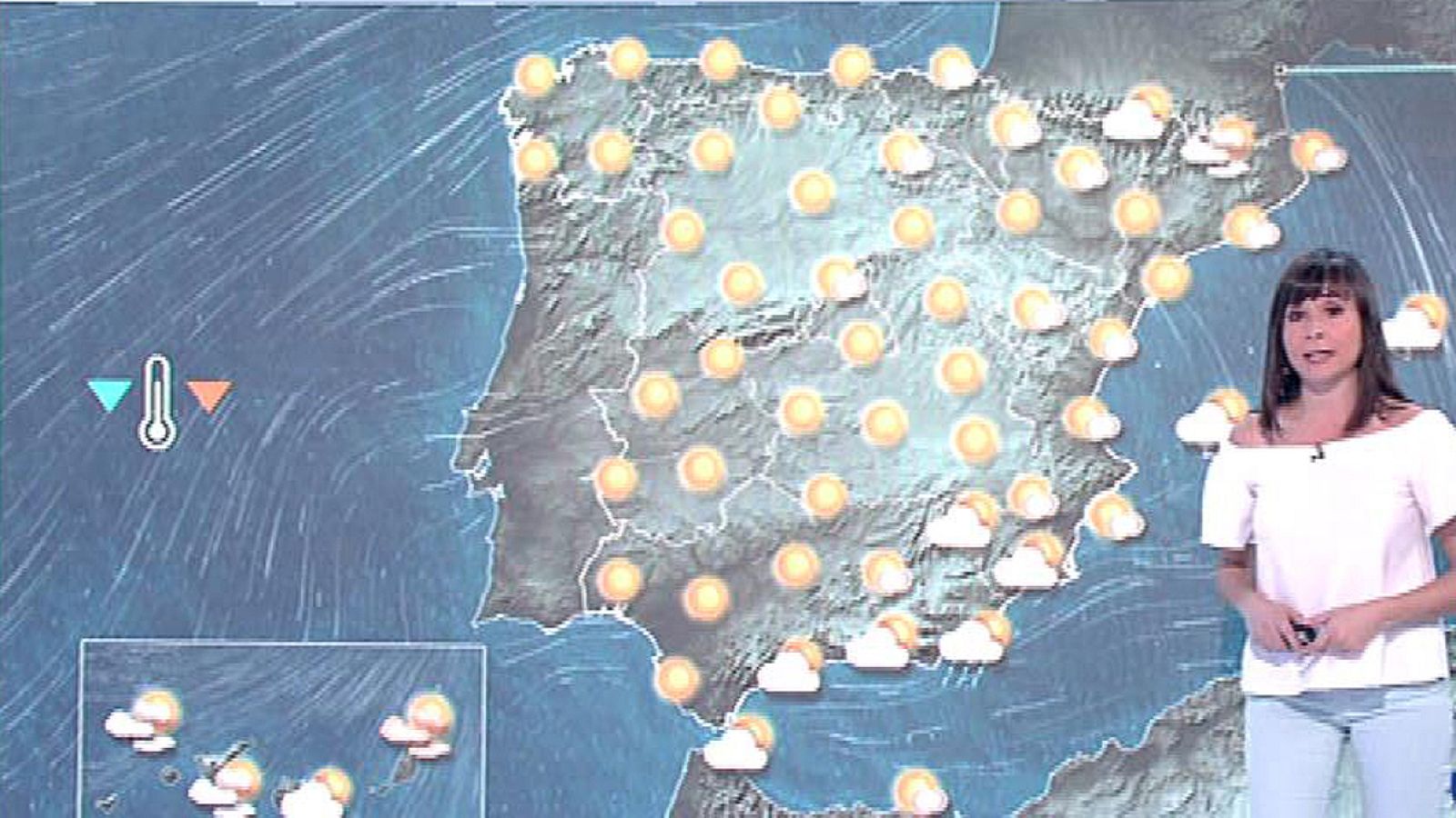 El tiempo - Alerta por oleaje en Costa Brava y Baleares, con tiempo en general soleado