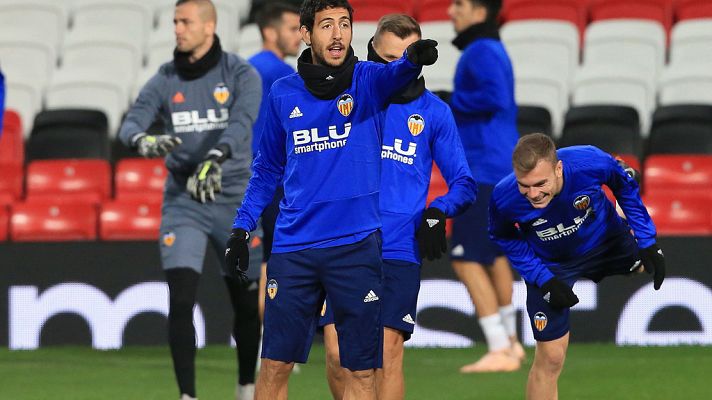 Telediario 1 - El Valencia se encuentra preparado para asaltar Old Trafford