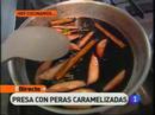 RTVE Cocina - Presa con peras caramelizadas