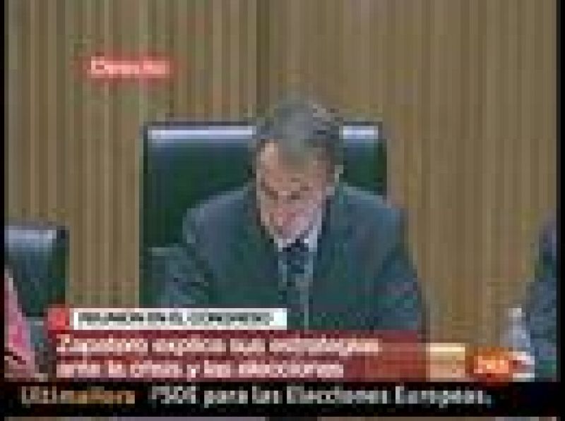 El presidente del Gobierno, José Luis Rodríguez Zapatero, ha comparecido ante diputados y senadores socialistas y ha desgranado los retos de futuro que se plantea ante el segundo año de legislatura.