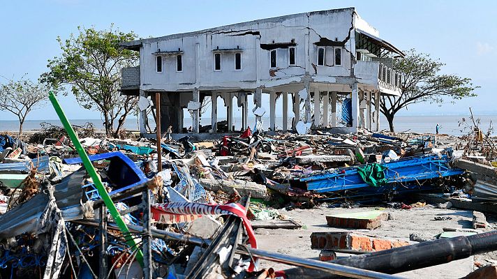 TVE, en la zona cero del tsunami de Indonesia