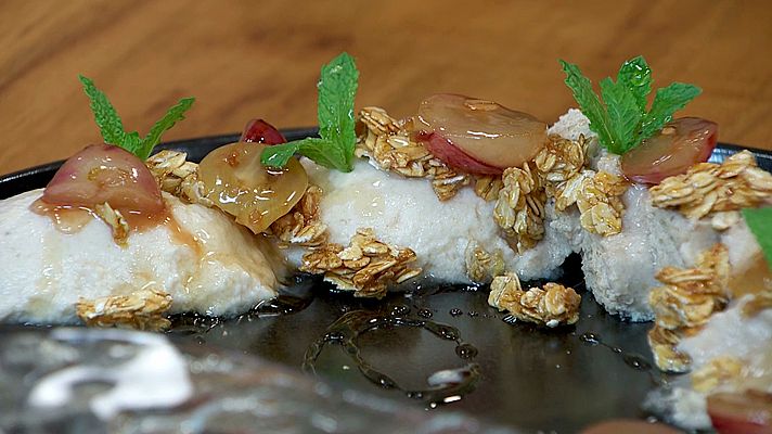 RTVE Cocina - Uvas con yogourt casero