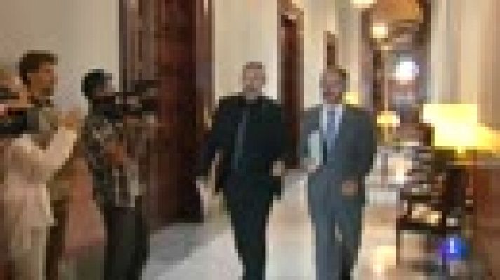 Telediario 1 - ERC y JxCat se desmarcan de Torra y apelan al diálogo con el Gobierno sin ultimátums