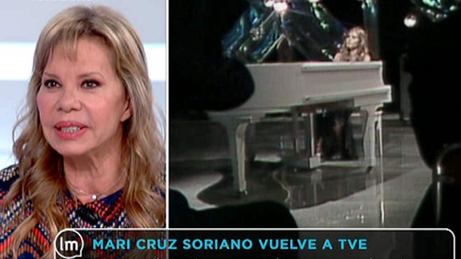 Mari Cruz Soriano vuelve hoy a TVE con 'Gigantes de La 2'