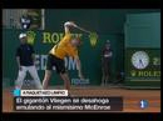  - Lo paga con la raqueta