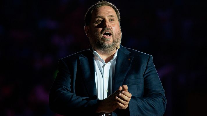 Telediario 1 - Oriol Junqueras, a Informe Semanal: "No me gusta el ruido ni la gesticulación que no sirve para nada"