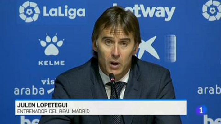 Telediario 1 - Lopetegui: "Es lógico que estemos decepcionados"