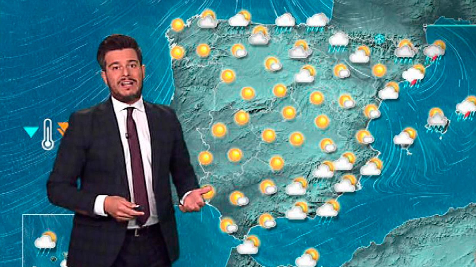 Bajada de las temperaturas y lluvia en el Cantábrico, Pirineos y Cataluña