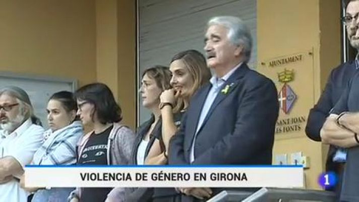 Telediario 1 - El hombre que asesinó a su mujer en Girona tenía varias denuncias