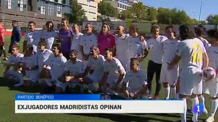 Telediario 1 - Exjugadores del Madrid piden "paciencia" para superar el bache
