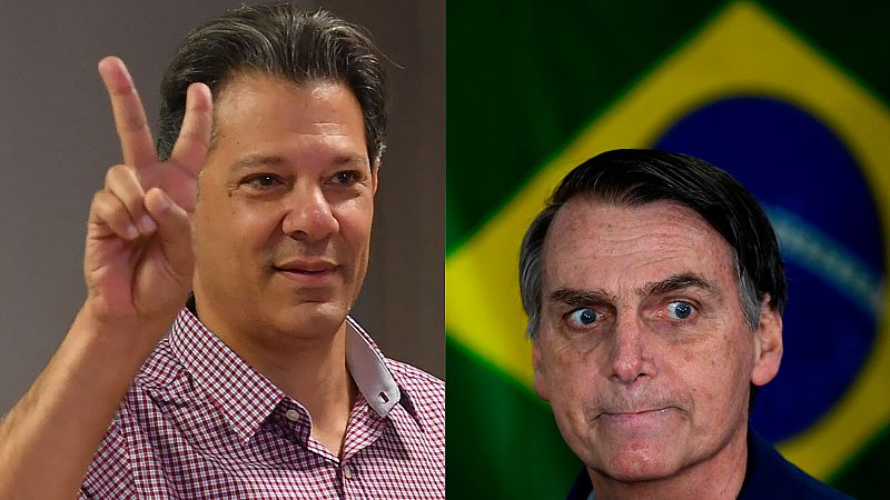 Bolsonaro y Haddad se medirán en segunda vuelta