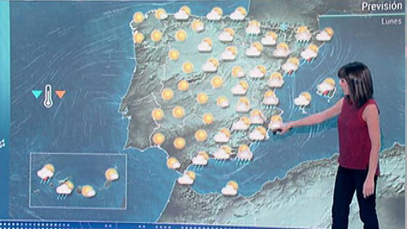 Temperaturas en descenso y precipitaciones en Cataluña y Baleares