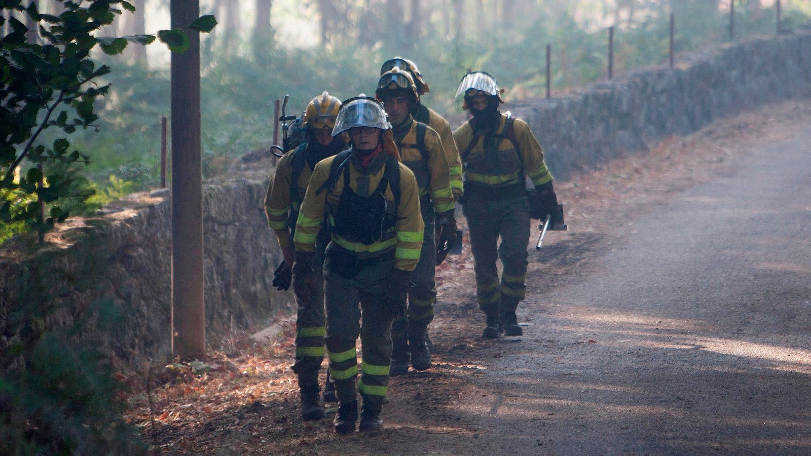 Incendio Mondariz - Controlado el fuego tras quemar 150 hectáreas