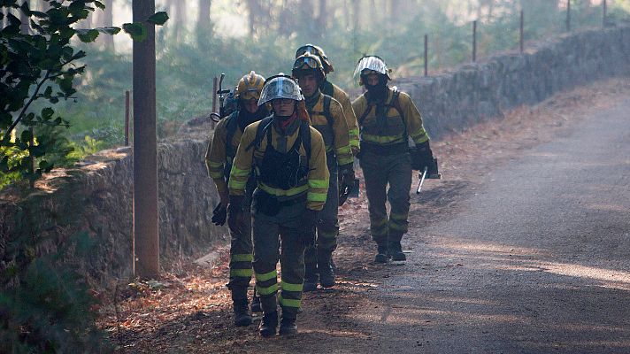 Controlado el incendio de Mondariz tras quemar 150 hectáreas