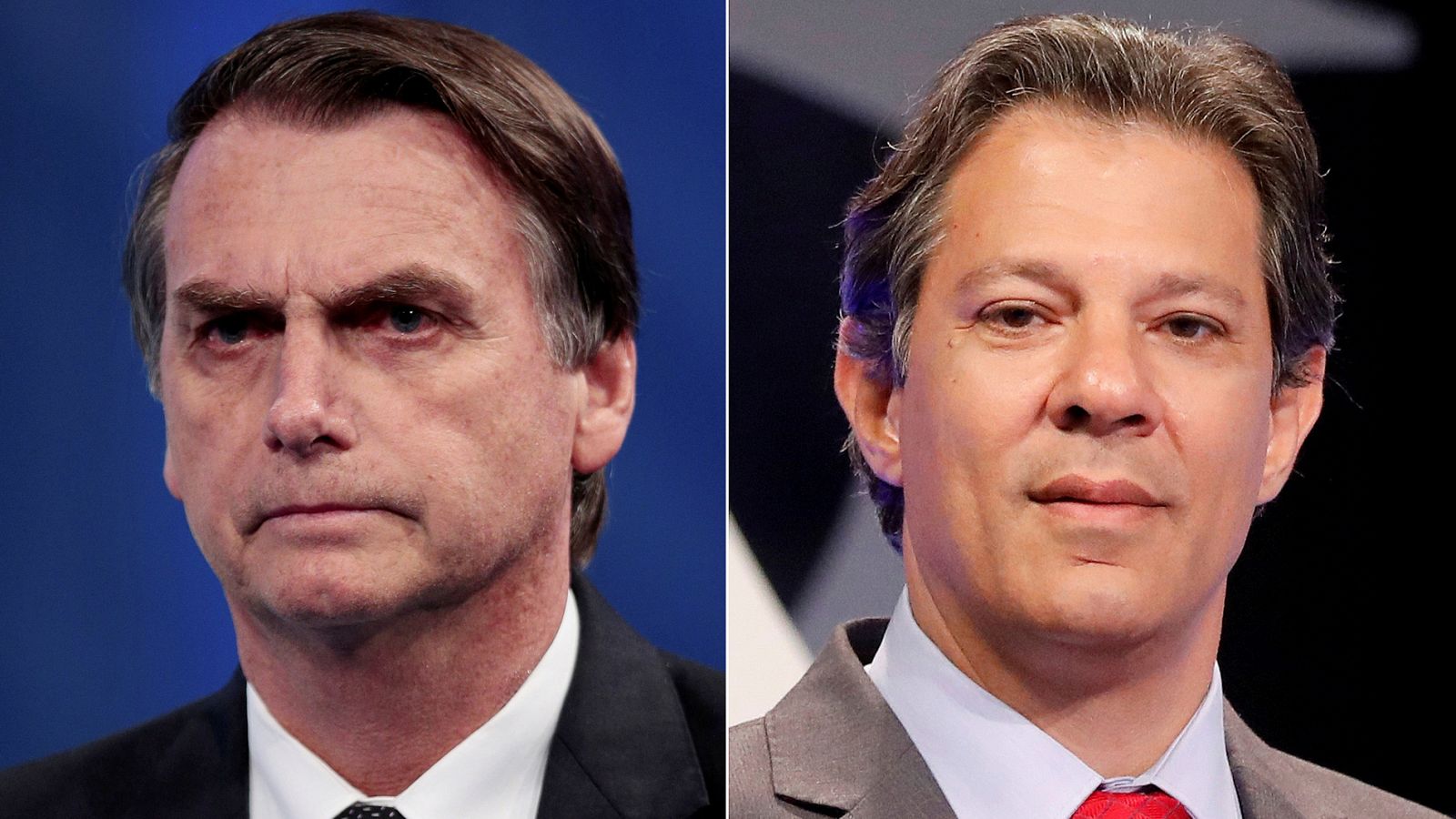 Bolsonaro consigue ha conseguido el 46% de los votos frente al 29% de Haddad