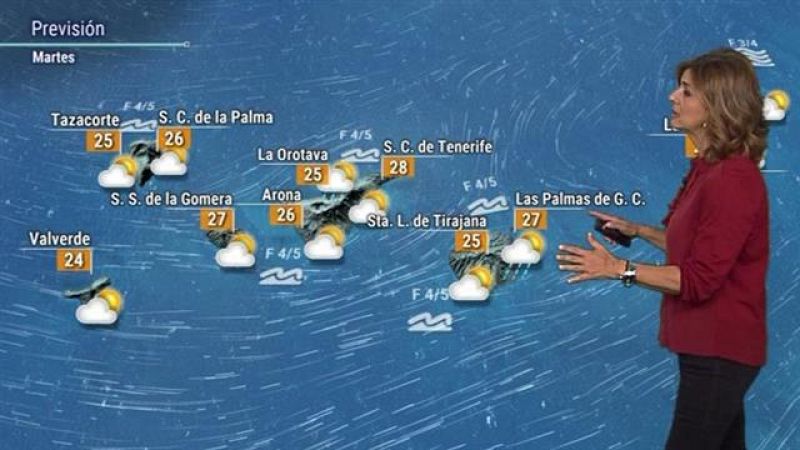 El tiempo en Canarias - 09/10/2018 