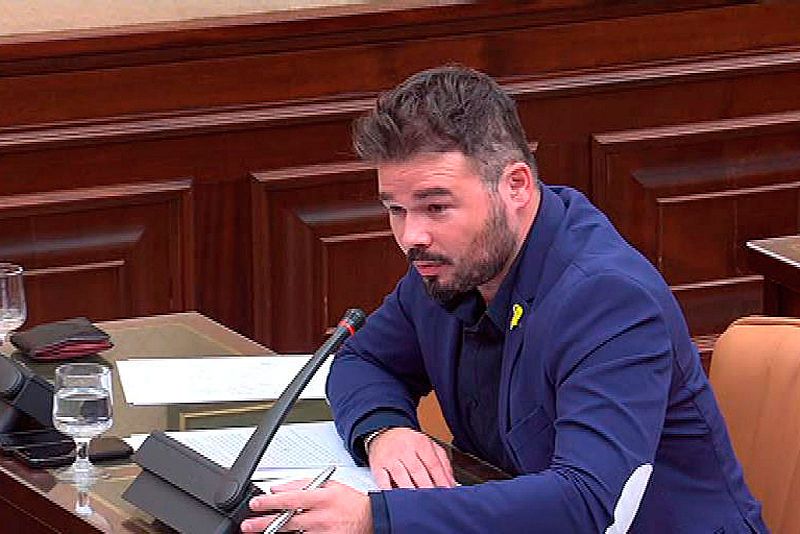 Rufián llama "palmera" de Cascos a una diputada del PP y ella le tacha de "imbécil"