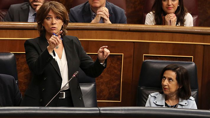 Informativo 24h - El PP pide la dimisión a Delgado y la acusa de un delito por ver a jueces y fiscales con menores y no denunciarlo