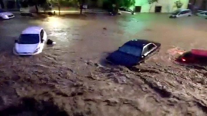 Un vecino de Sant Llorenç en Mallorca relata un rescate durante las inundaciones: "El agua les llegaba a un metro de altura"