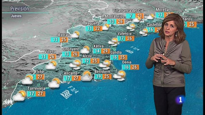 L'informatiu - Comunitat Valenciana - El tiempo en la Comunidad Valenciana - 10/10/18