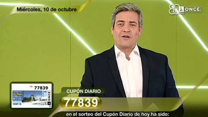 Sorteos ONCE - Sorteo ONCE - 10/10/18