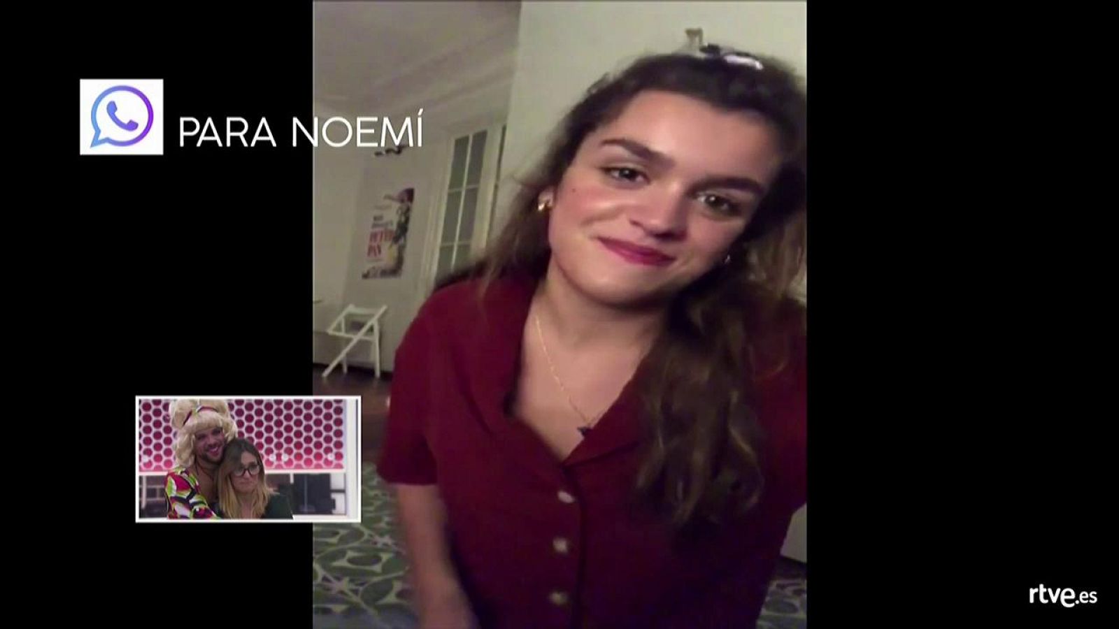 Chat OT 2018 - Amaia sorprende a Noemí Galera con un emotivo mensaje