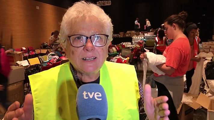 María Galmes, delegada de Bienestar Social en Sant Llorenç: "Necesitamos ropa y herramientas"