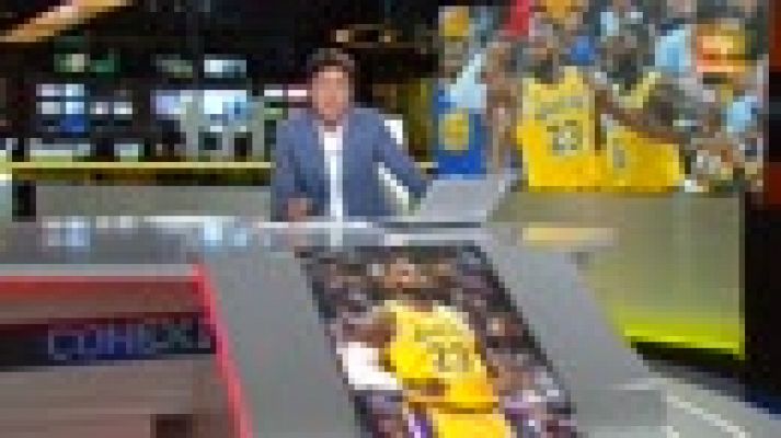 Baloncesto en RTVE - Los Lakers de LeBron se prueban en pretemporada contra los Warriors