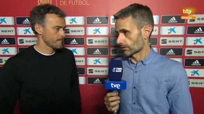  - Luis Enrique: "He visto al equipo muy metido, una actitud casi perfecta"
