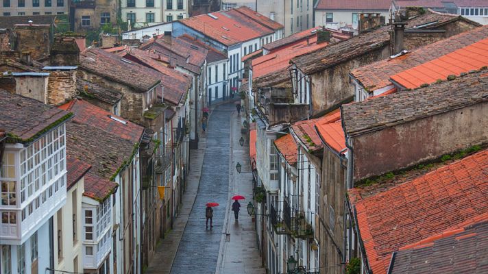 Lluvia en Galicia y vientos fuertes en litorales gallego y cantábrico