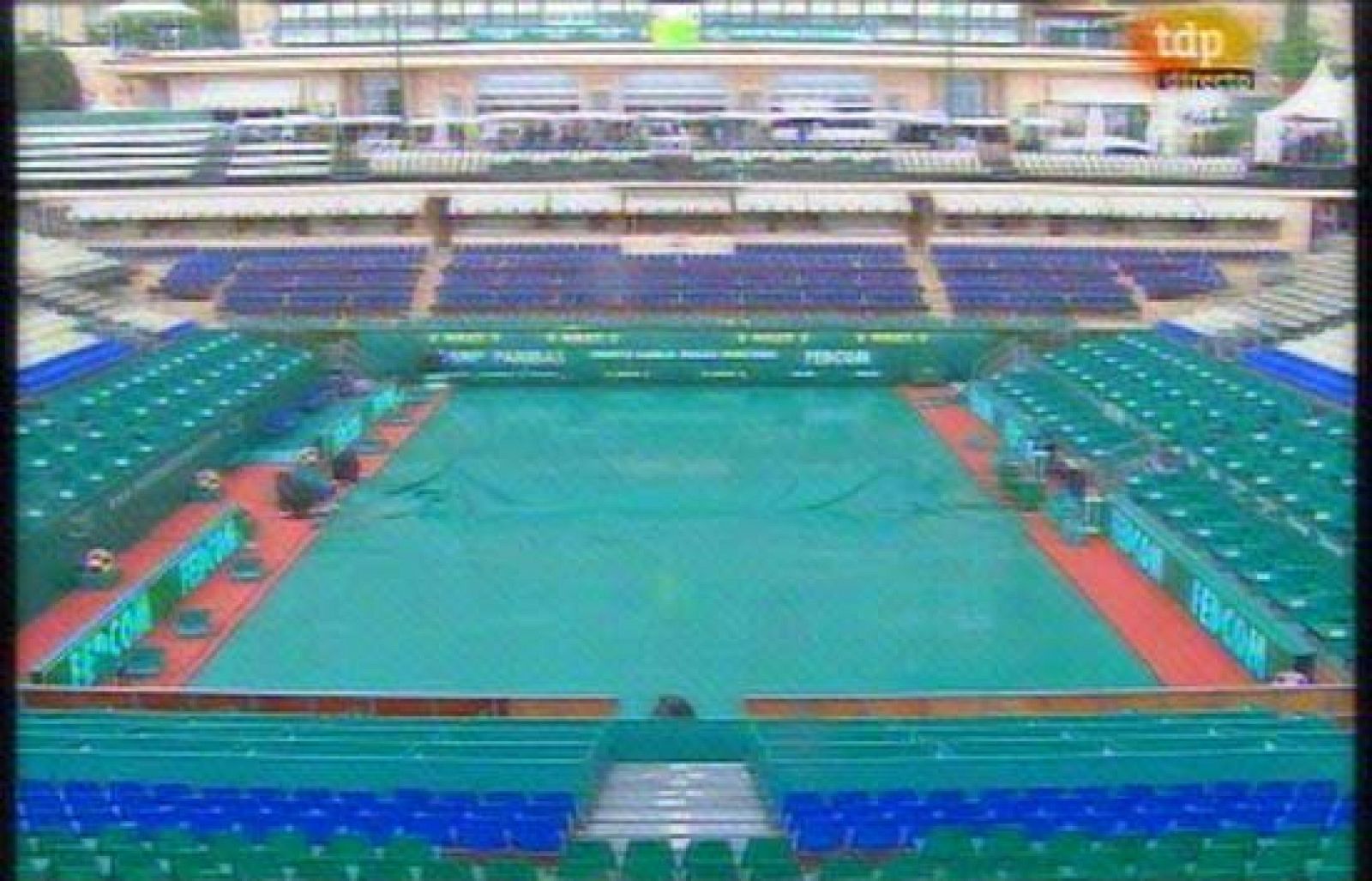 La lluvia ha obligado a retrasar la jornada del jueves en el Masters 1.000 de Montecarlo.