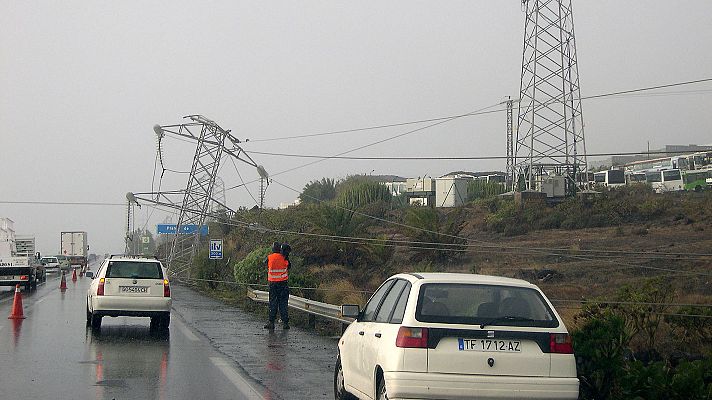 Telediario 1 - Otros ciclones y tormentas que han afectado a España