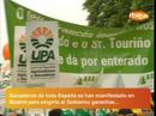  - Los ganaderos protestan en Madrid