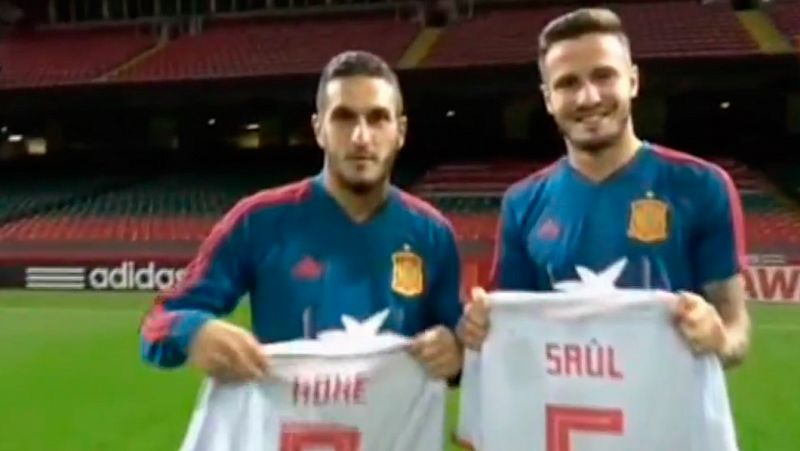 Koke, Saúl y el por qué lucen dorsales intercambiados en España y el Atlético