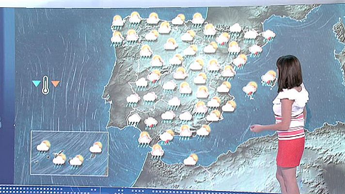 Lluvias persistentes en Aragón, Cataluña, Baleares 