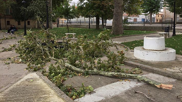  La tormenta tropical Leslie provoca lluvias intensas en Cataluña y avanza hacia Baleares