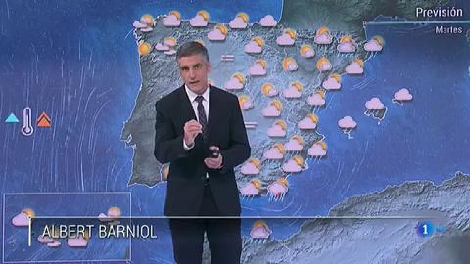 El tiempo:  El viento será de componente norte en Canarias y litorales este y sureste de la Península | RTVE Play