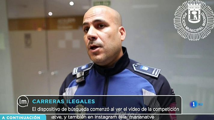 La mañana - Dos VTC compiten ilegalmente en el polígono de Vallecas