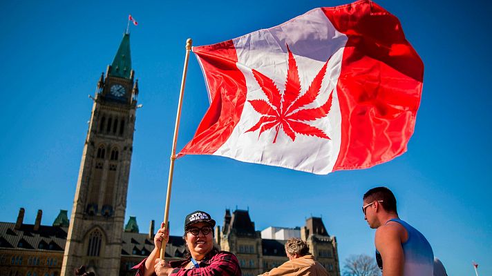 Telediario 1 - Canadá legaliza el consumo de marihuana para uso recreativo