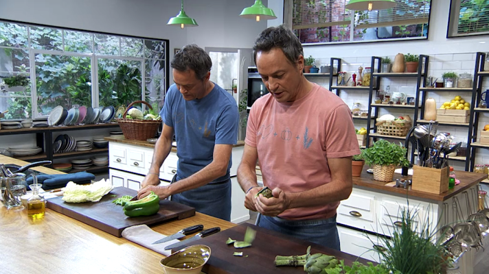 Torres en la cocina - Orzo al horno y rollitos de pavo