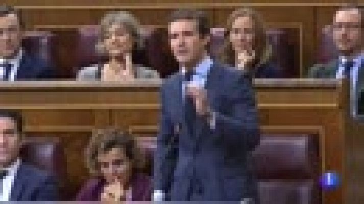 Casado y Rivera acusan a Sánchez de enviar a Bruselas unos Presupuestos "ilegales"