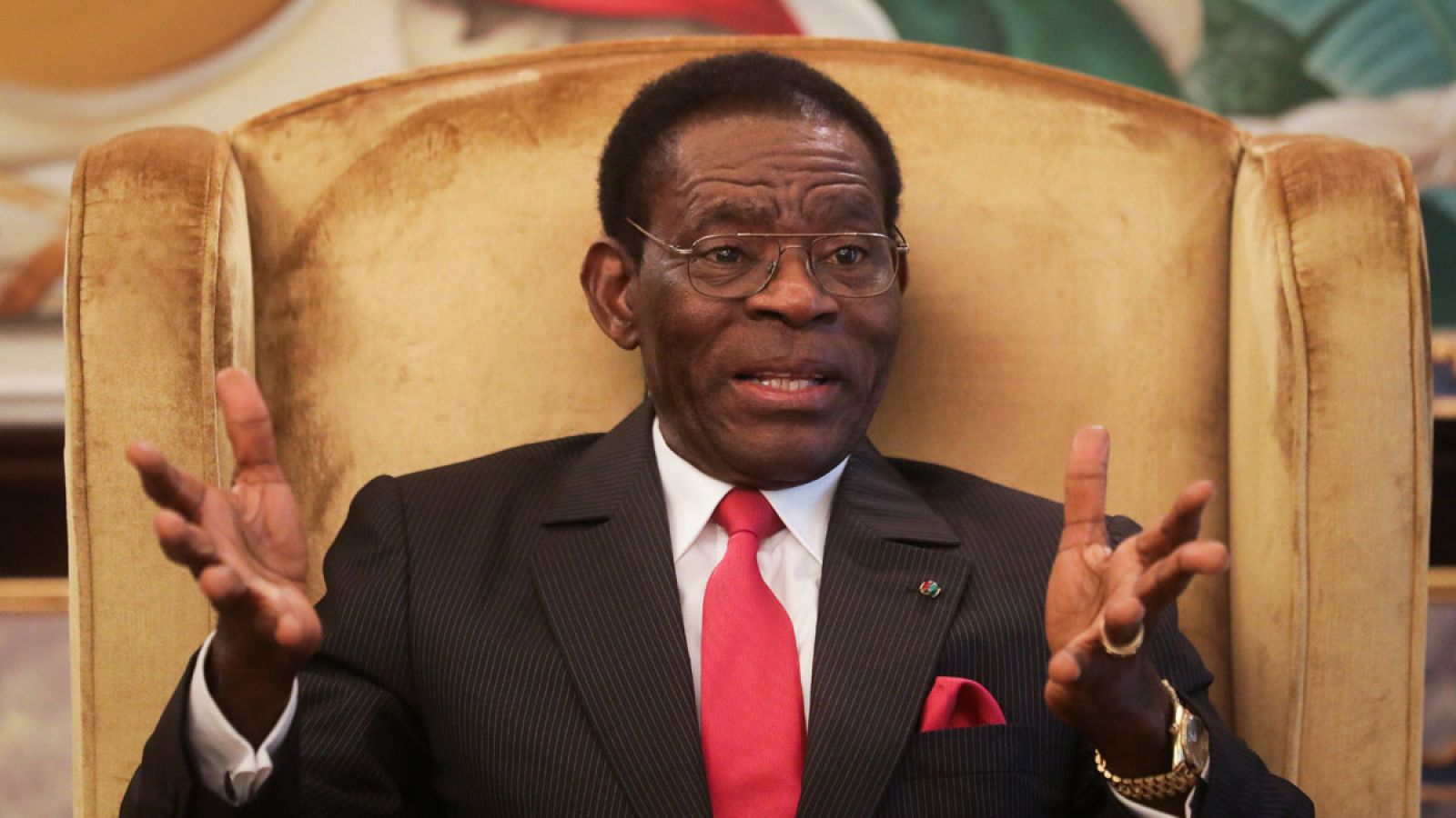 Telediario 1: TVE entrevista a Teodoro Obiang en el 50 aniversario de la independencia de Guinea | RTVE Play