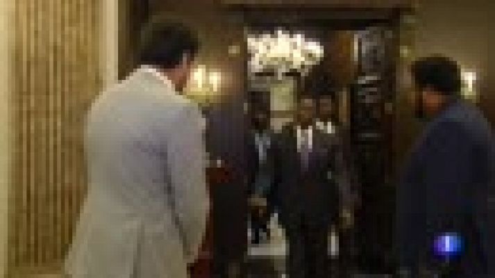 Telediario 1 - Teodoro Obiang: "Guinea Ecuatorial siempre ha necesitado el apoyo de España"