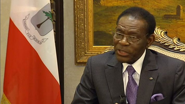 Telediario 1 - Teodoro Obiang: "Guinea Ecuatorial siempre ha necesitado el apoyo de España"