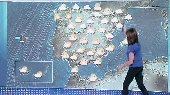 El tiempo - Fuertes lluvias en Andalucía, Valencia, Baleares, Aragón y Cataluña por la llegada de dos borrascas
