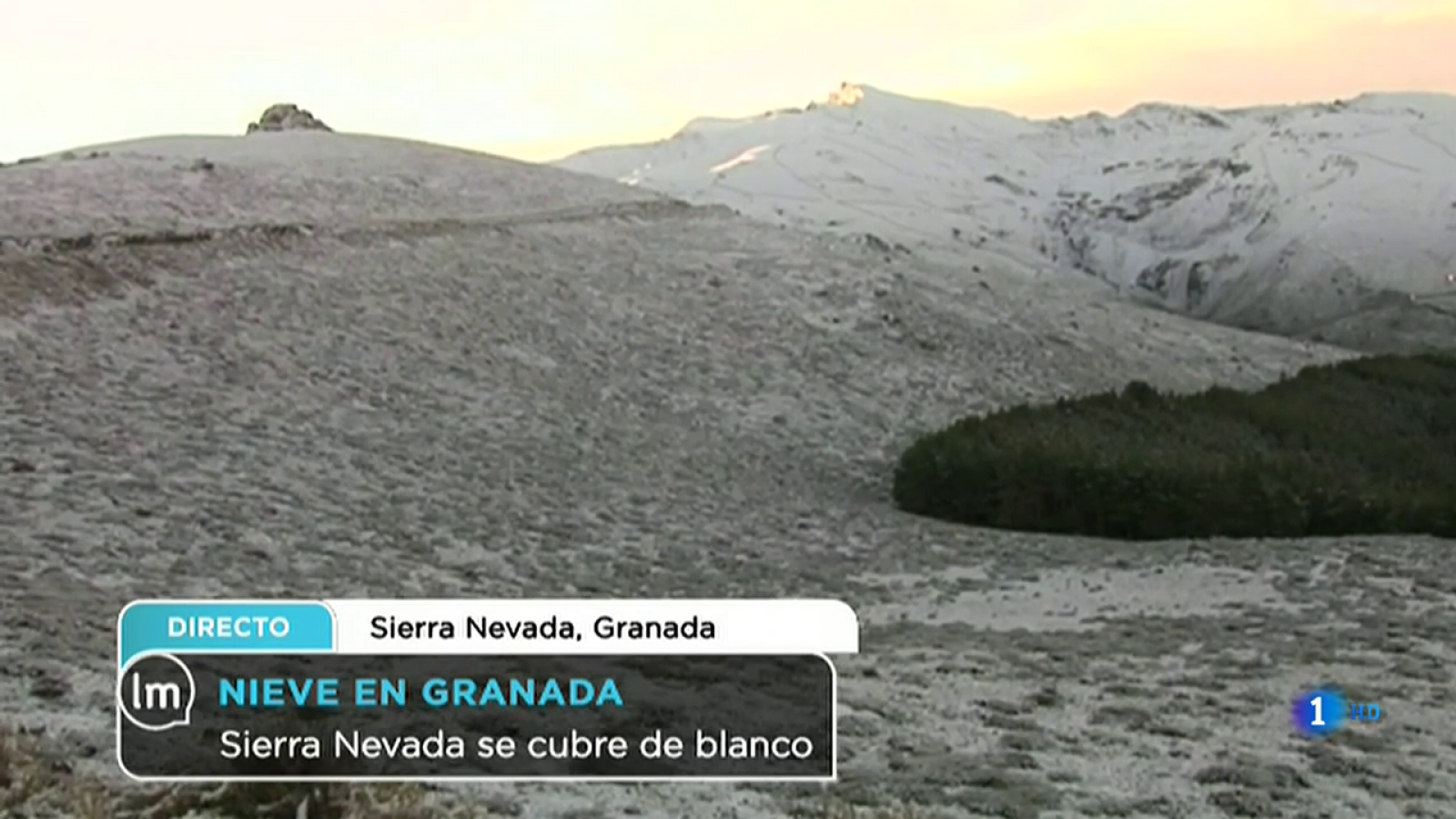 La Mañana - Sierra Nevada se cubre de blanco