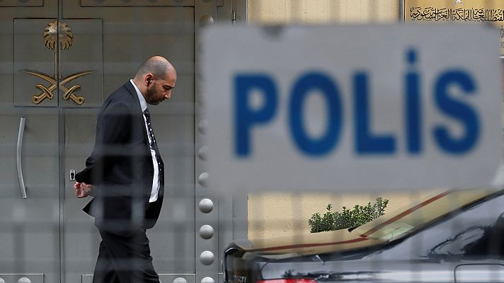 Telediario 1 - Arabia Saudí ofrece una nueva versión de la muerte del periodista Khashoggi en el interior del consulado de Estambul
