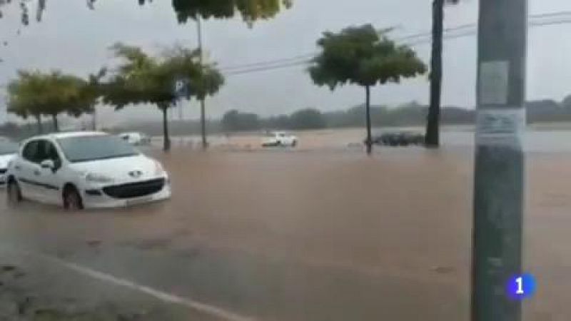 En Vinaroz, Castellón, la lluvia hizo saltar todas las alarmas 