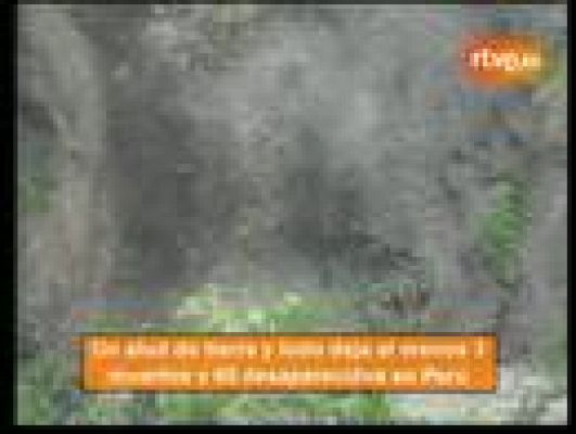  - 3 muertos en Perú por un alud