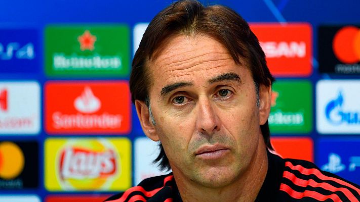 Lopetegui: "Si queréis ver un entrenador hundido o abatido no me miréis a mí"